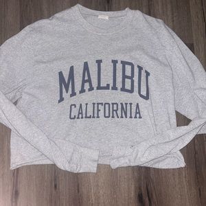 Gray Malibu California Sweatshirt
